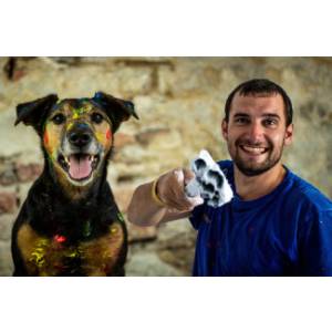 Maler Kaufmann "Der bunte Hund aus Schöffengrund ".jpg